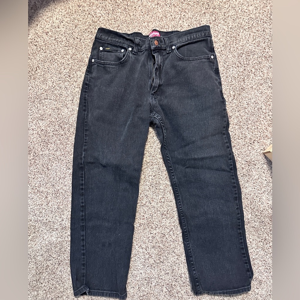 Lee Black Straight Jeans Classic Fit